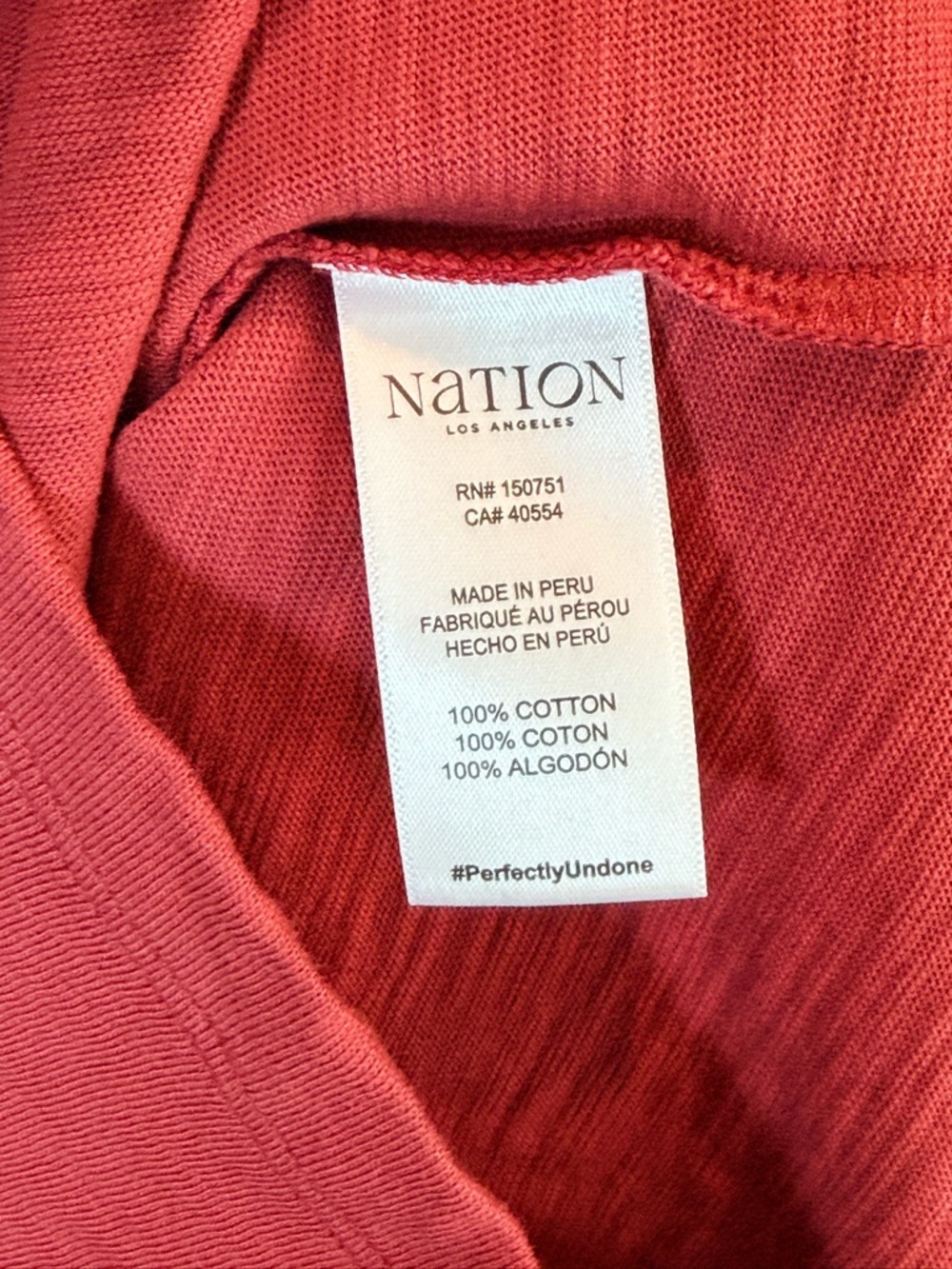 Nation LTD Paola Red Puff Sleeve Top - Picture 5 of 8
